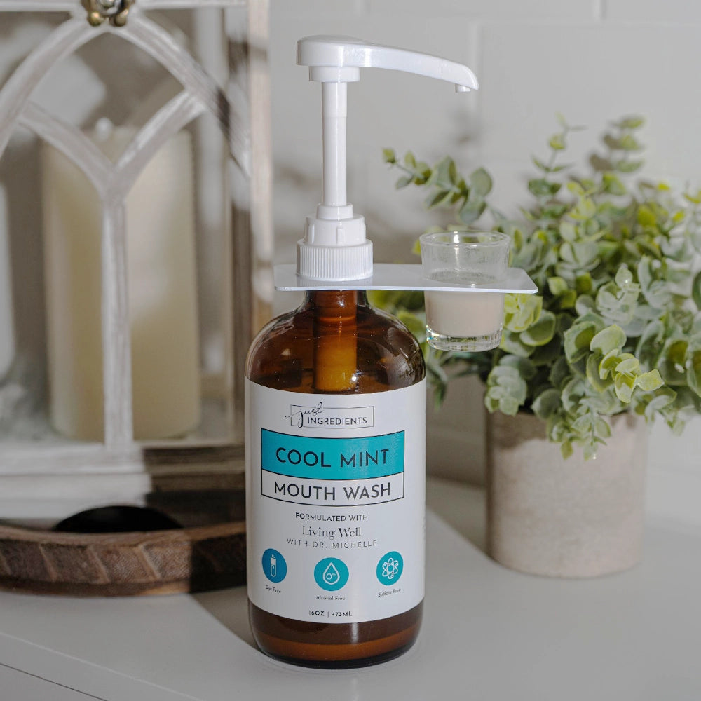 mouthwash-pump-and-cup