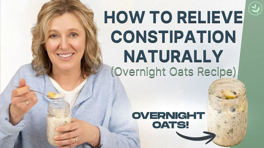 How to relieve constipation naturally (Overnight Oats Recipe)