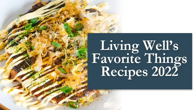 Living Well favorite Japanese recipes: miso soup, pork dumplings, okonomiyaki and sesame doughnuts