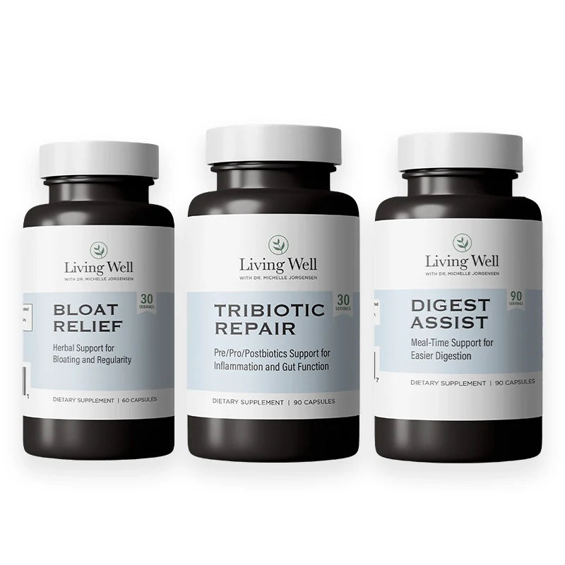 Gut Health Supplements - Living well with Dr. Michelle Jorgensen