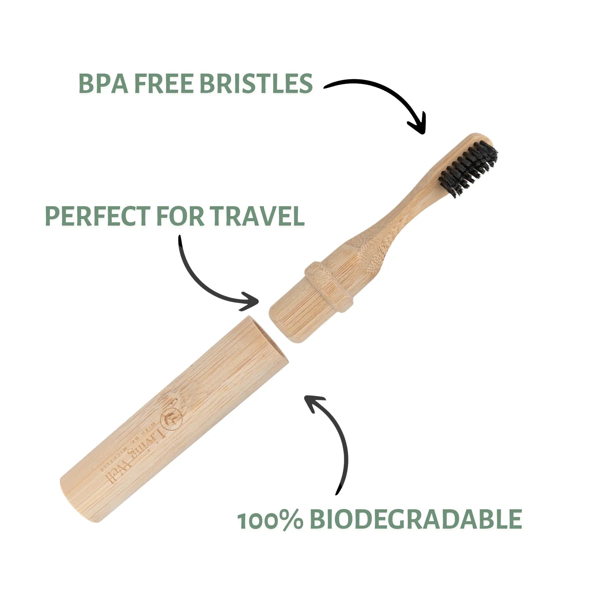 Travel Bamboo Toothbrush