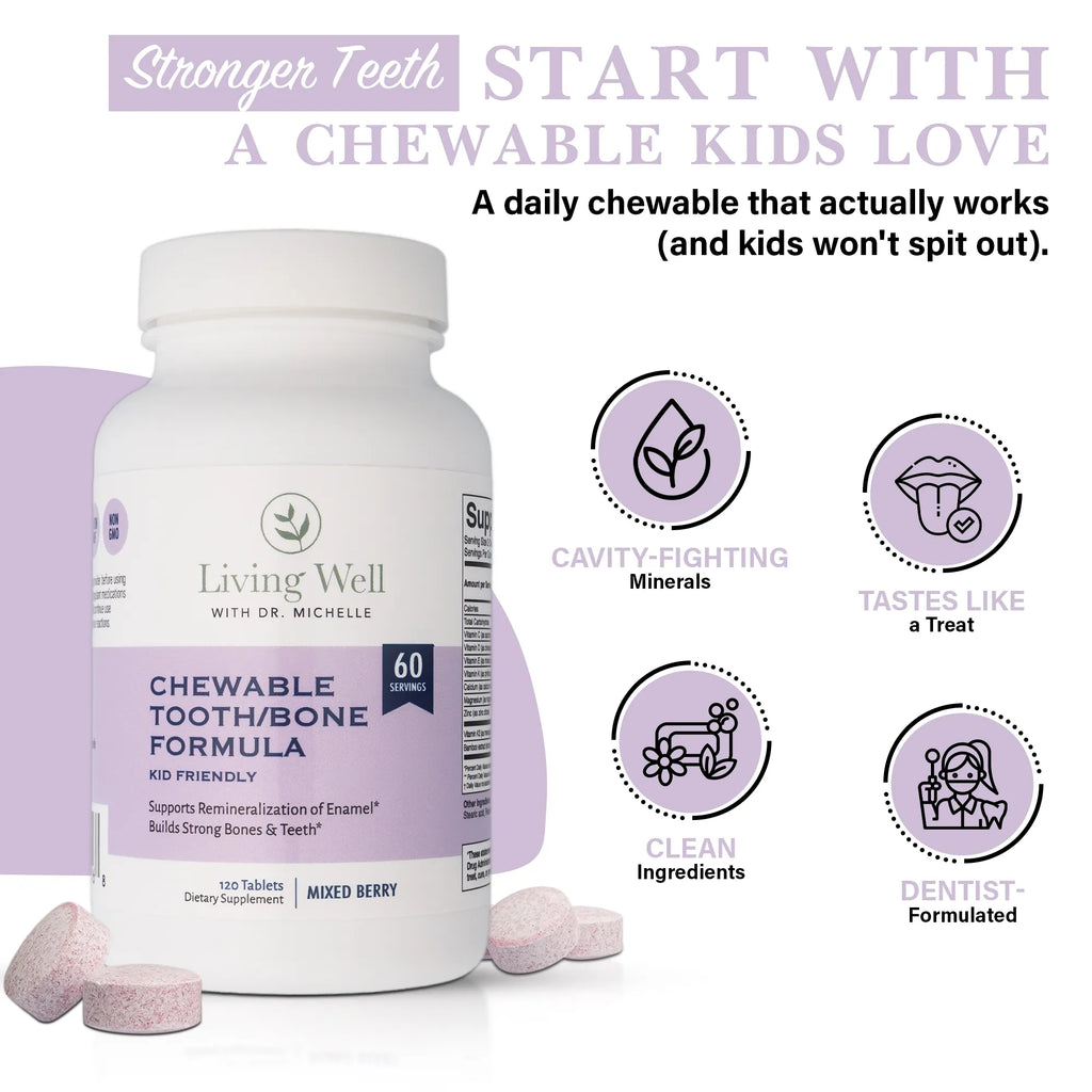 Chewable Tooth/Bone Formula - Kids Friendly