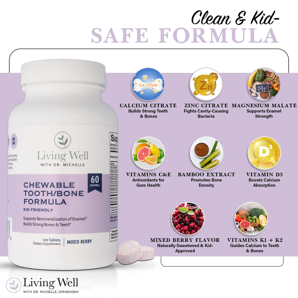 Chewable Tooth/Bone Formula - Kids Friendly
