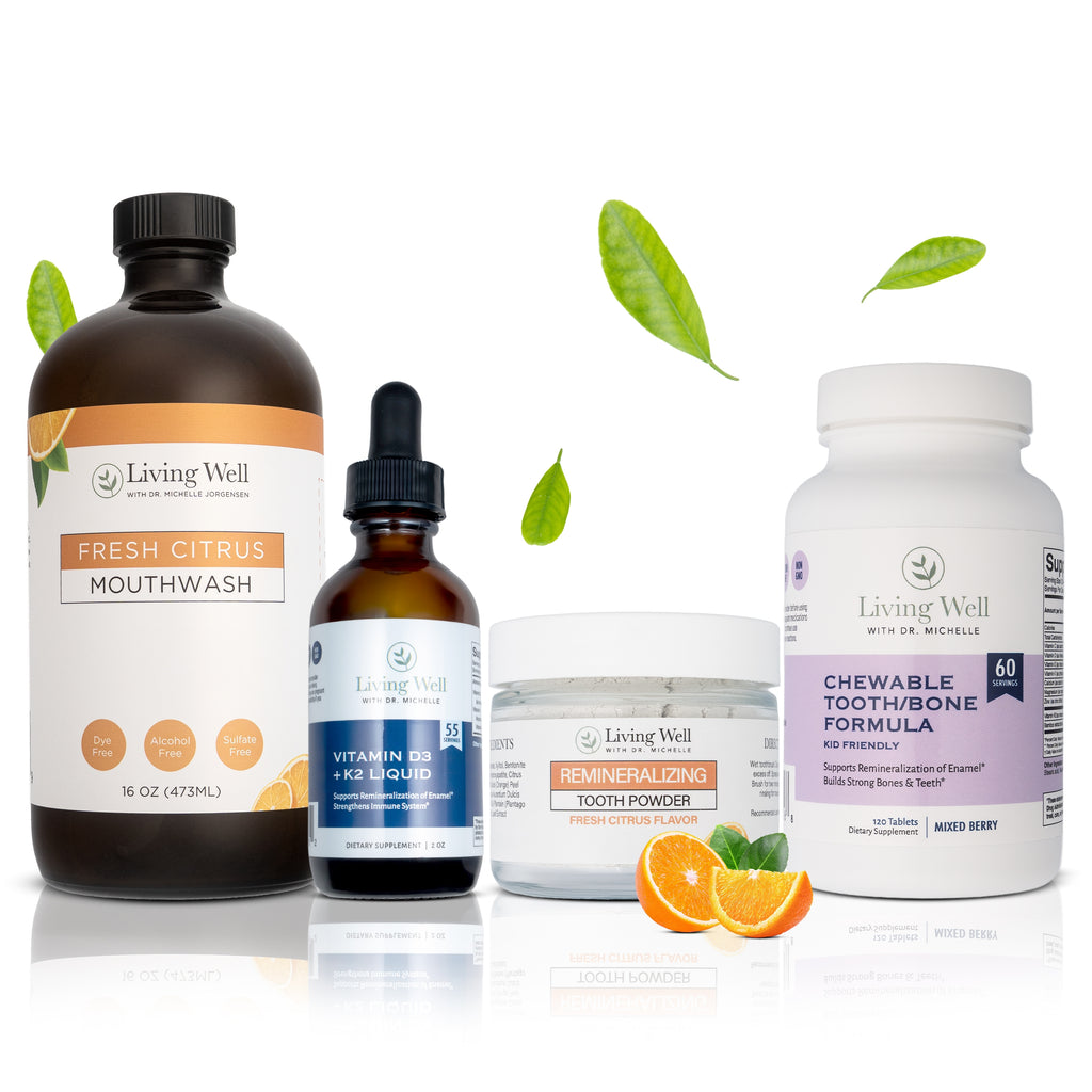 6.CitrusToothPowderCitrusMouthwashChewableToothandBoneLiquidVitaminDandK