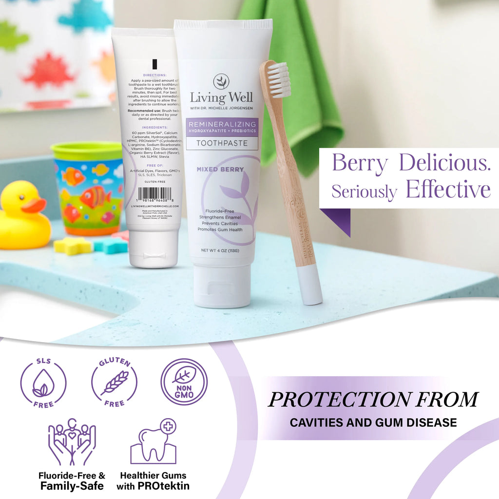 Kids Remineralizing Toothpaste + Citrus Mouthwash Bundle
