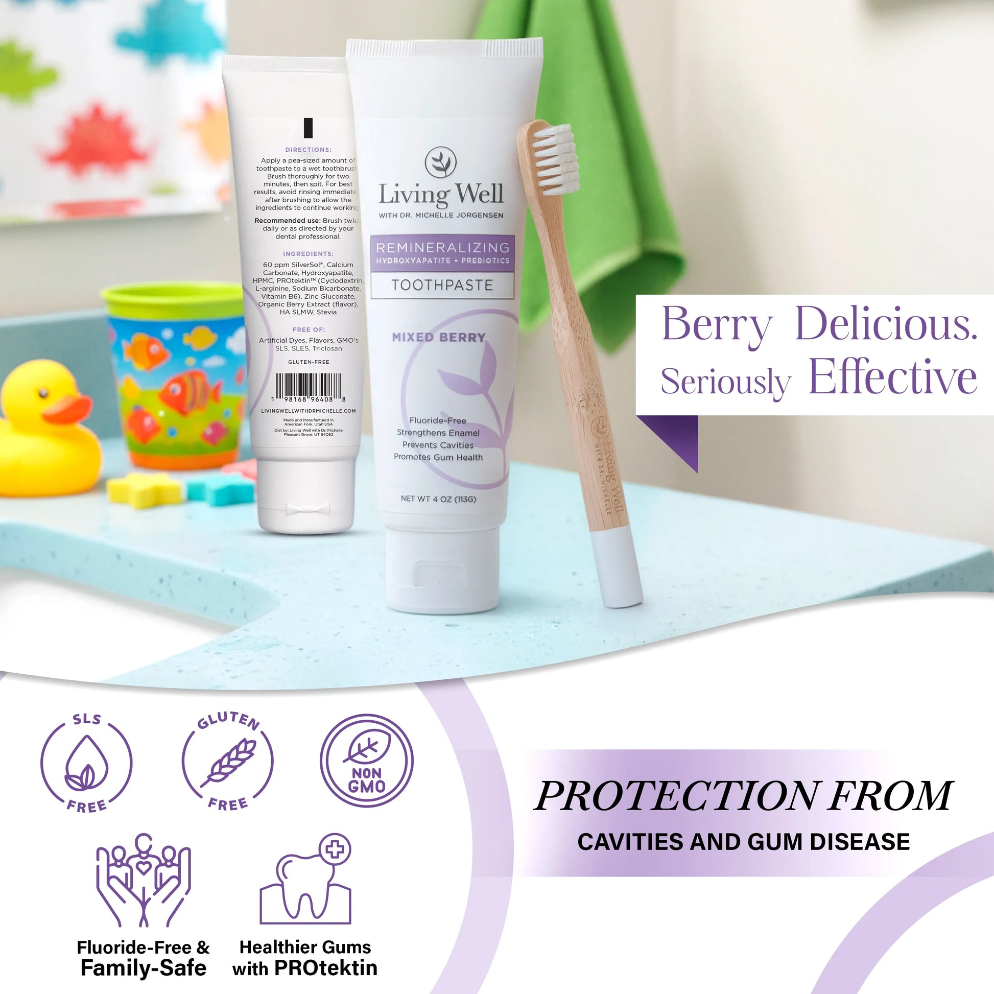 Kids Remineralizing Toothpaste + Citrus Mouthwash Bundle