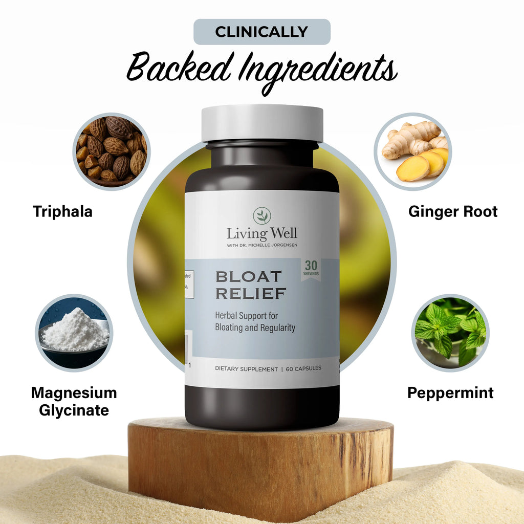 Bloat Relief gut health supplement lifestyle