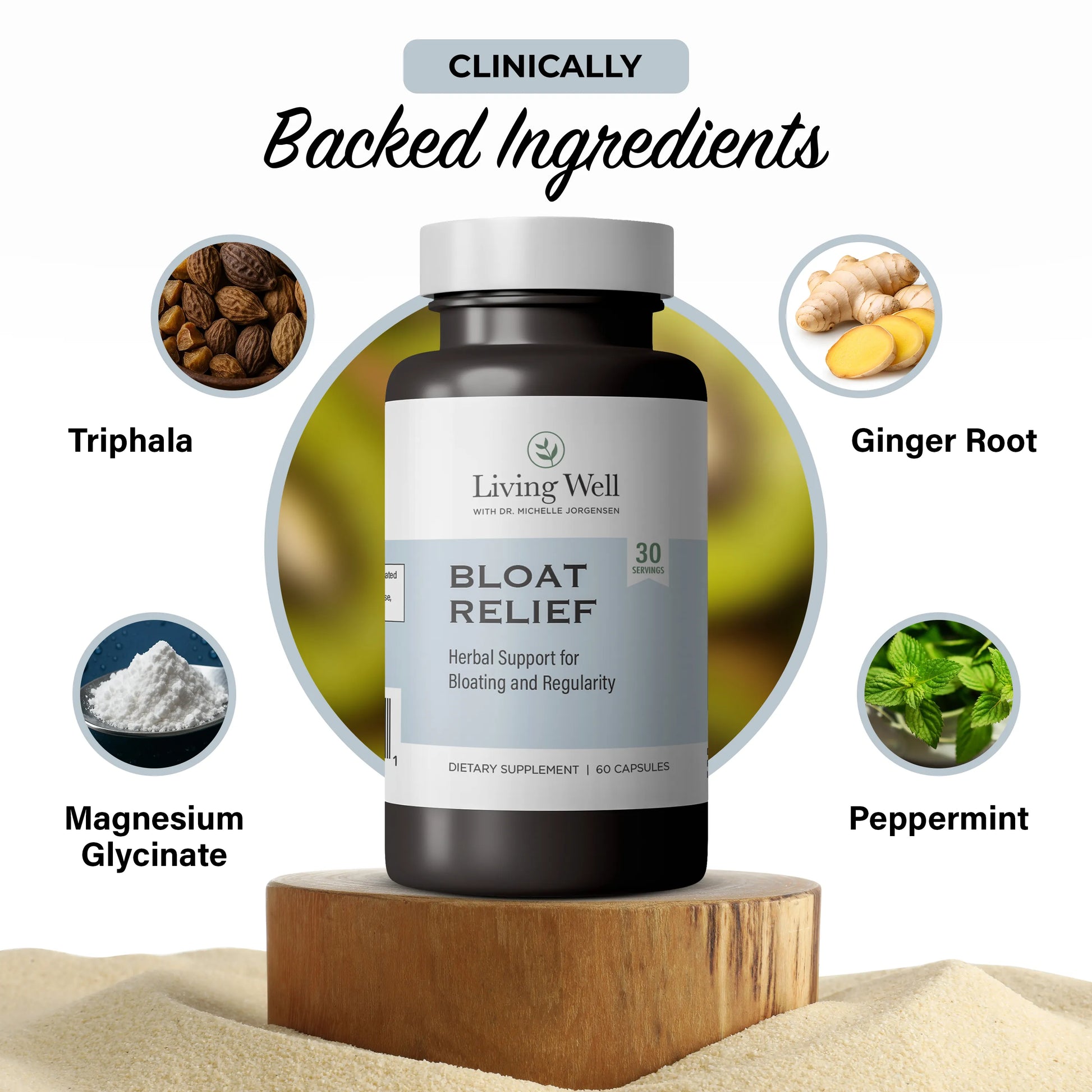 Bloat Relief gut health supplement lifestyle