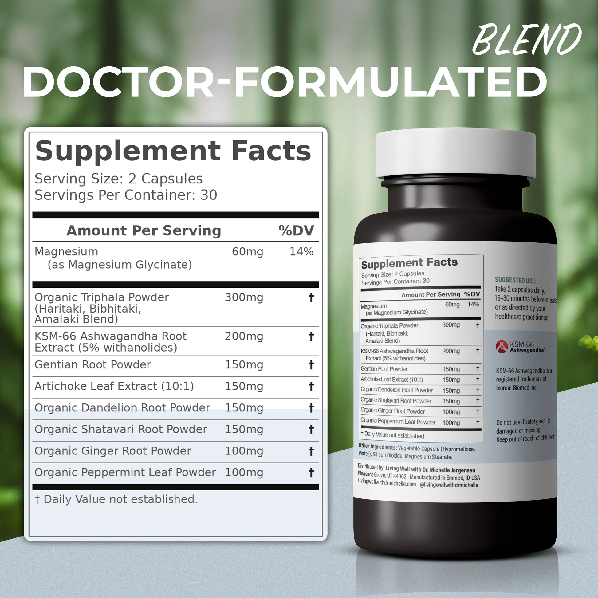 Bloat Relief gut health supplement ingredients