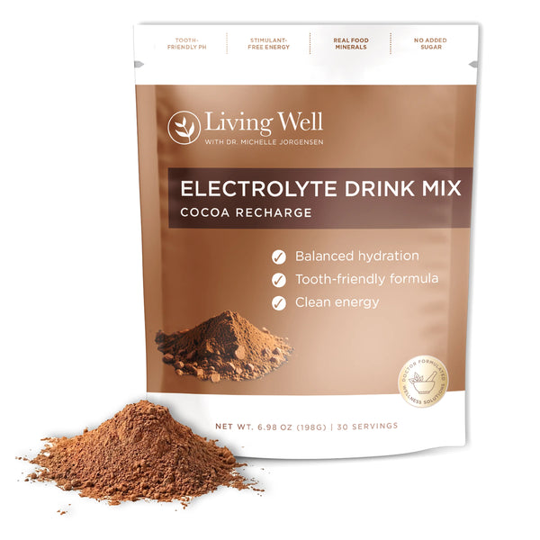 Electrolyte Drink Mix: Cocoa Recharge - Living well with Dr
