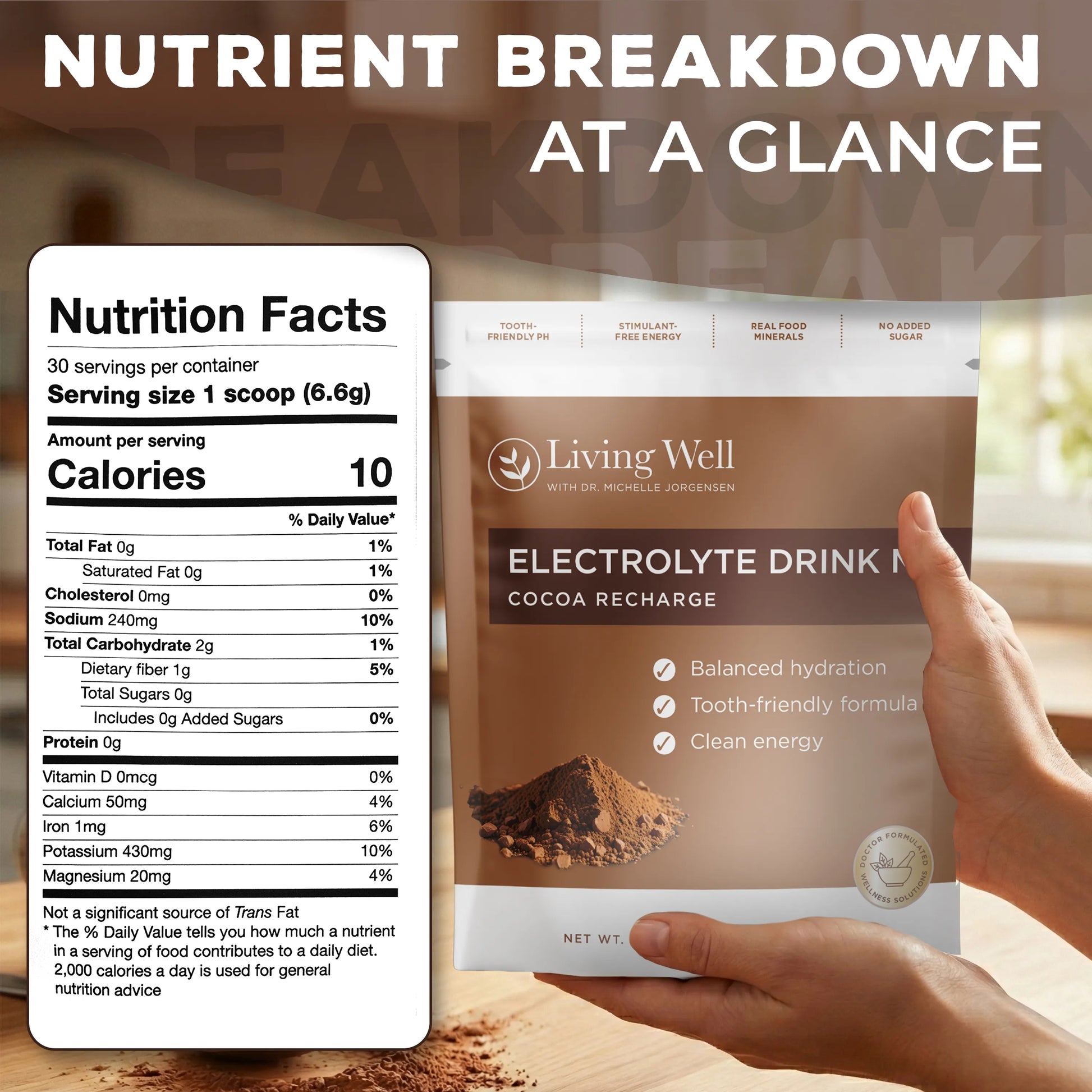 Electrolyte Drink Mix: Cocoa Recharge