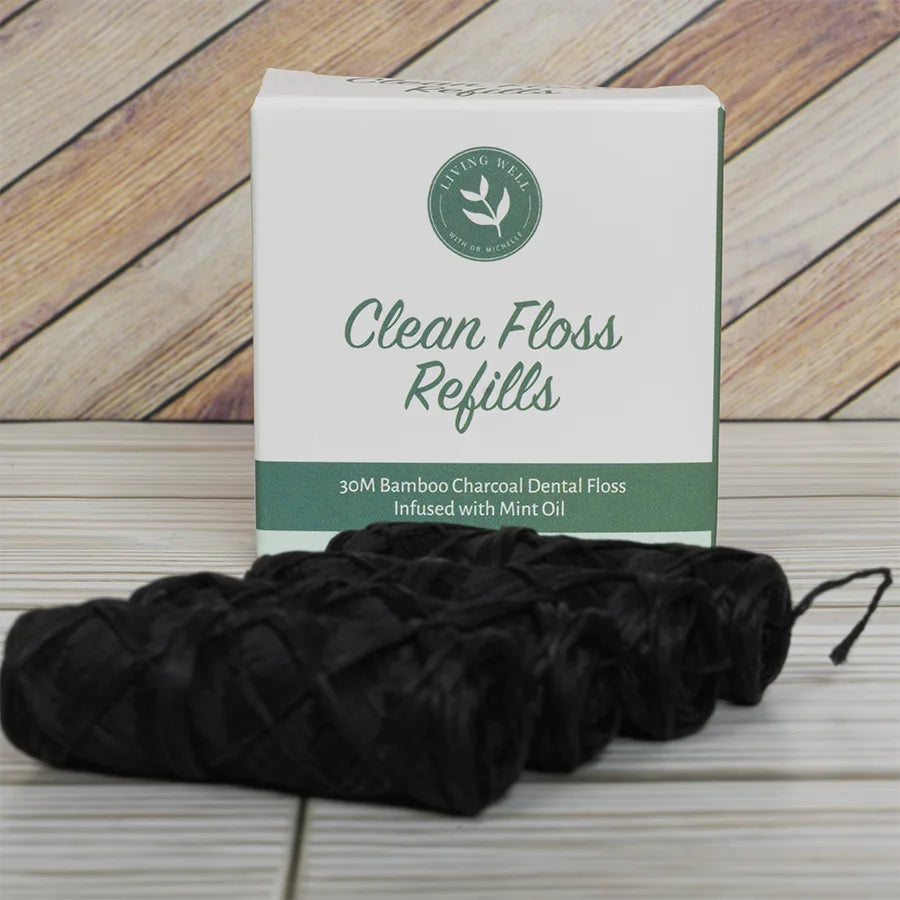 Four Pack Bamboo Floss Refills