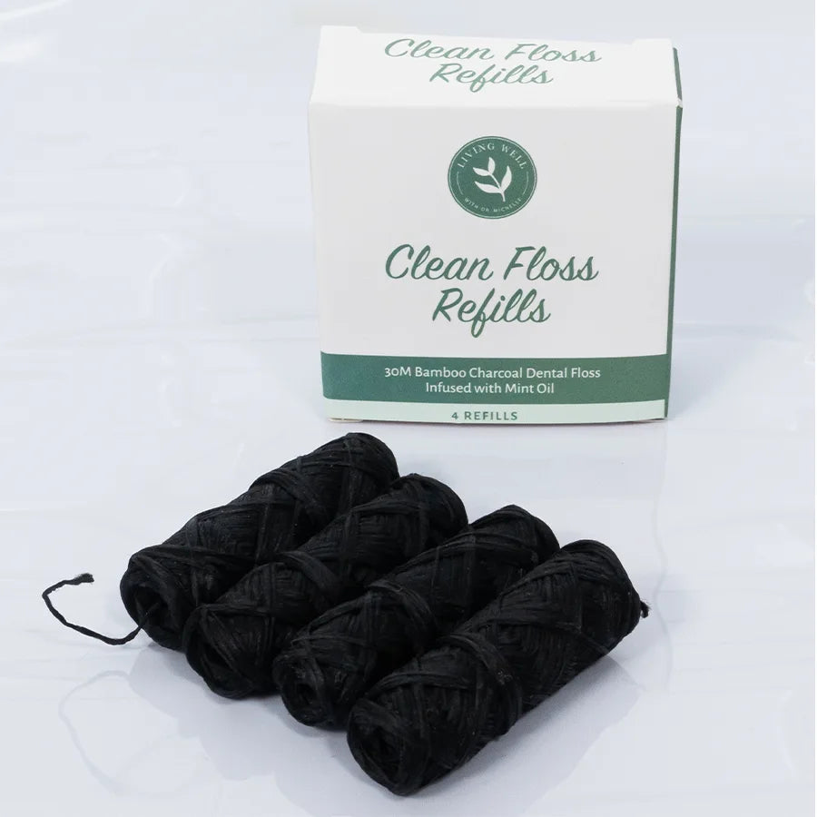 Four Pack Bamboo Floss Refills