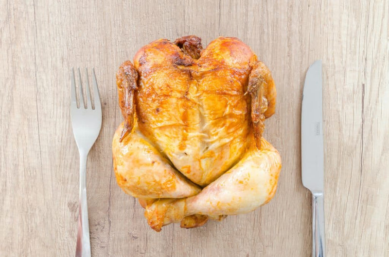 Whole Crockpot Chicken, Gravy and Bone Broth