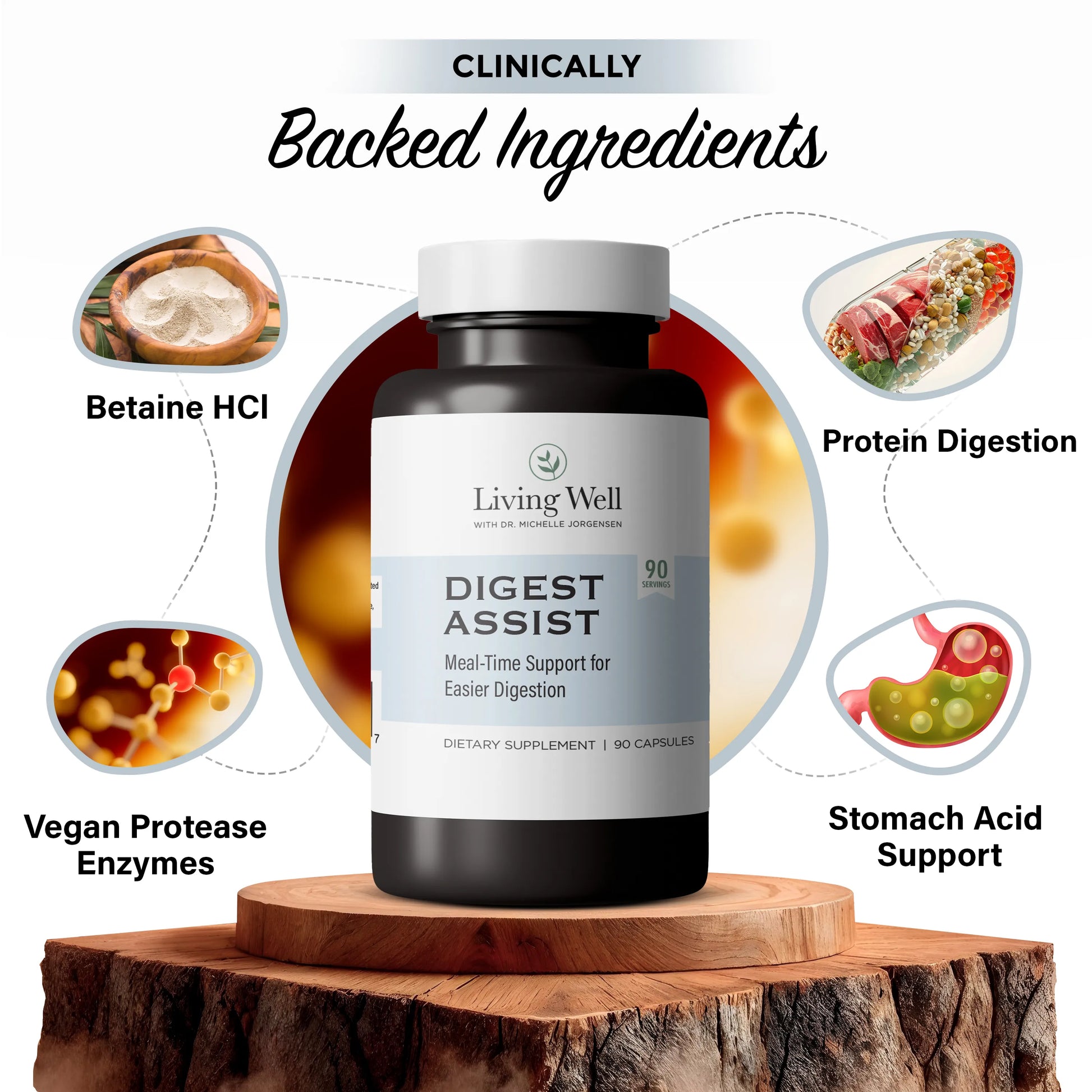 Digest Assist digestive enzyme supplement usage instructions