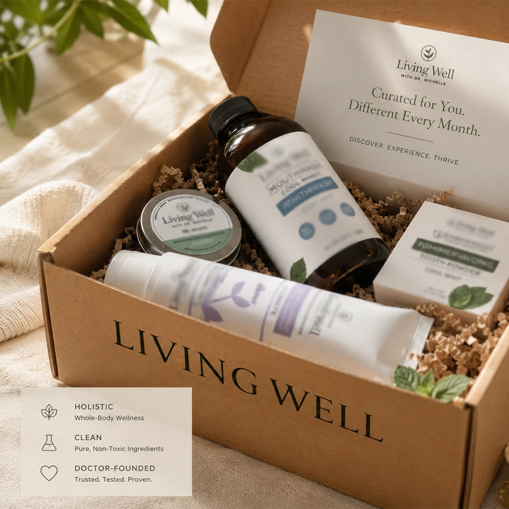 The Living Well Discovery Box sampler bundle by Living Well with Dr. Michelle