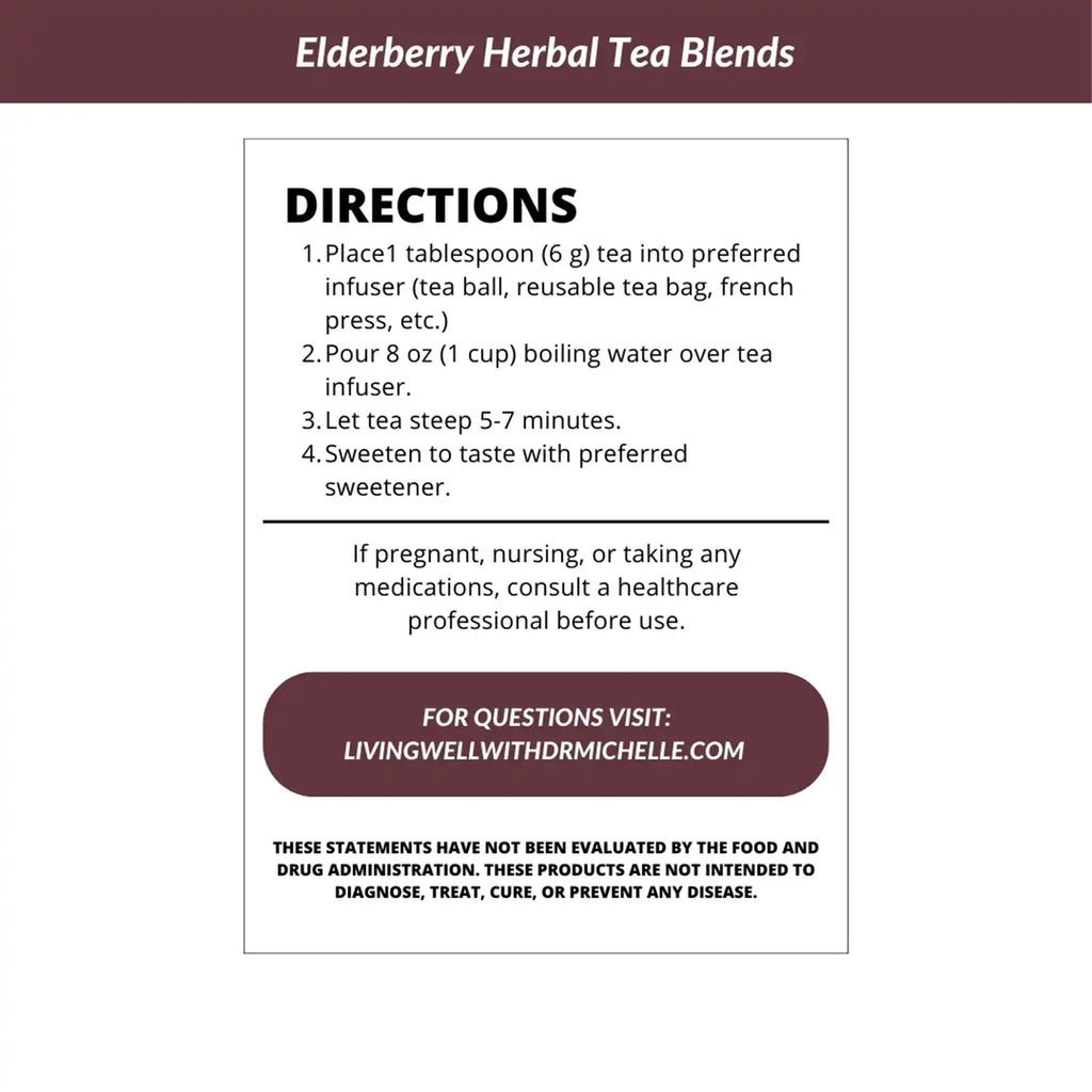 Elderberry Chamomile Rose Tea