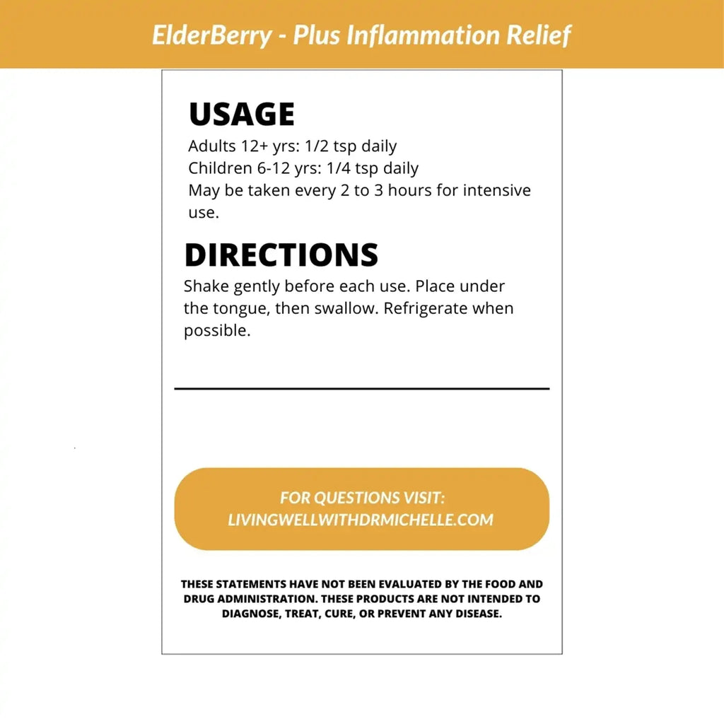 Elderberry Plus Inflammation Relief