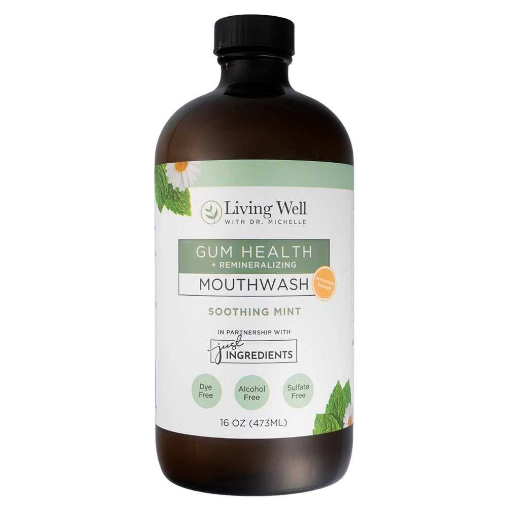 Remineralizing + Gum Health Mouthwash - Soothing Mint +-