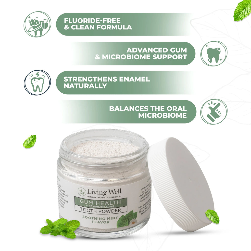 Professional Strength Gum Health Remineralizing Tooth Powder