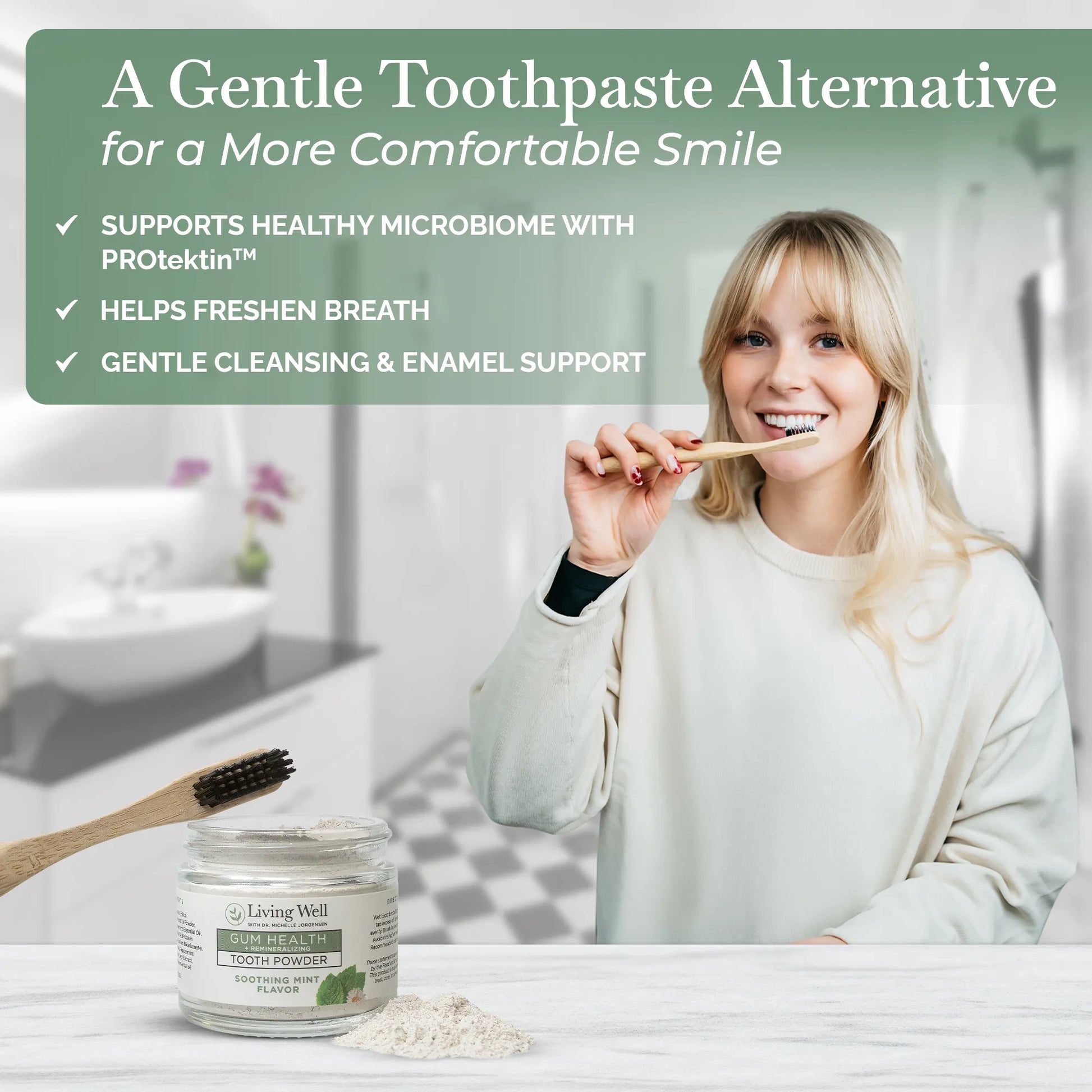 Professional Strength Gum Health Remineralizing Tooth Powder