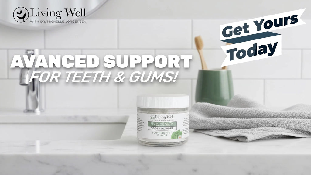 Gum Health Tooth Powder and Mouthwash bundle by Living Well with Dr. Michelle
