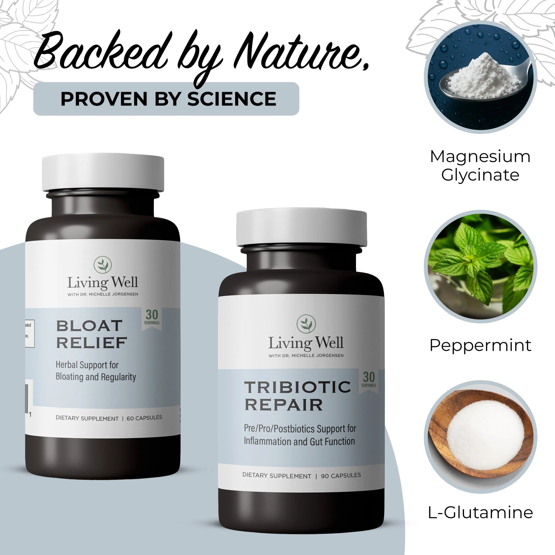 Gut Repair Duo: Bloat Relief + Tribiotic Repair