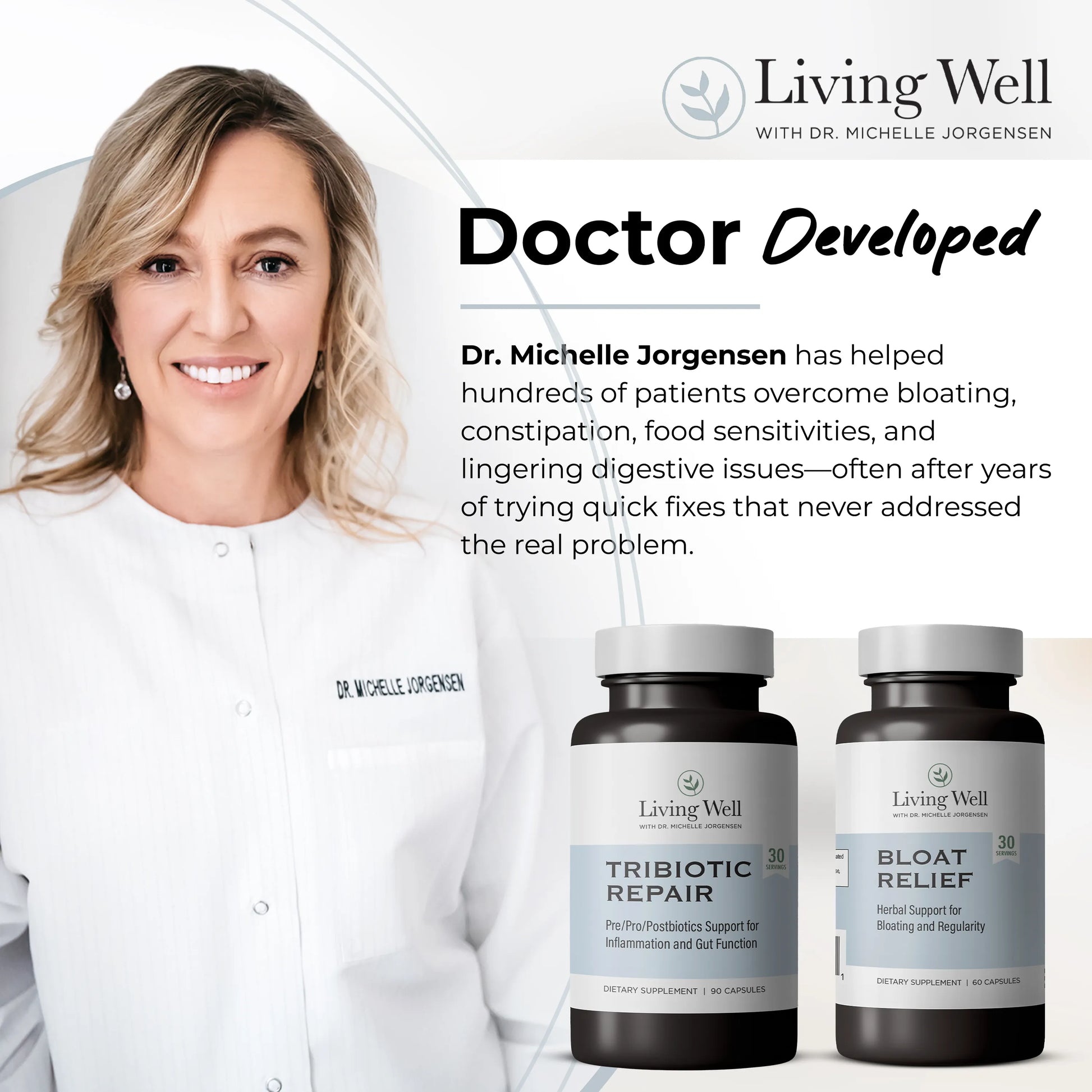 Gut Repair Duo: Bloat Relief + Tribiotic Repair