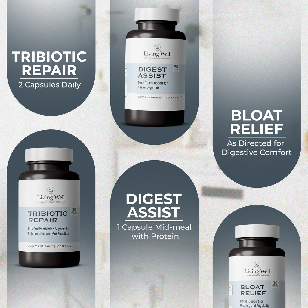 The Gut Reset Protocol gut health bundle by Dr. Michelle Jorgensen