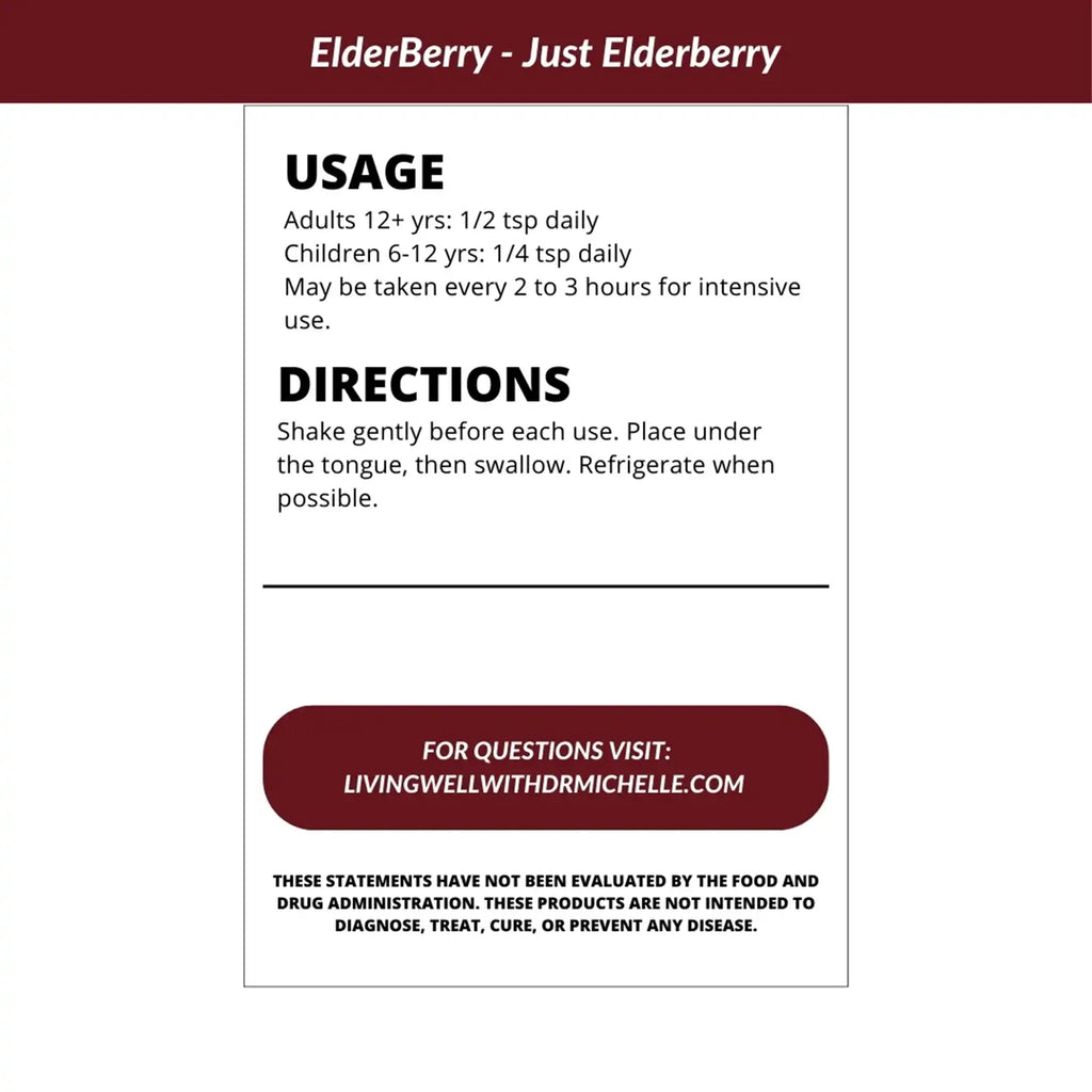 'Just Elderberry' Concentrate