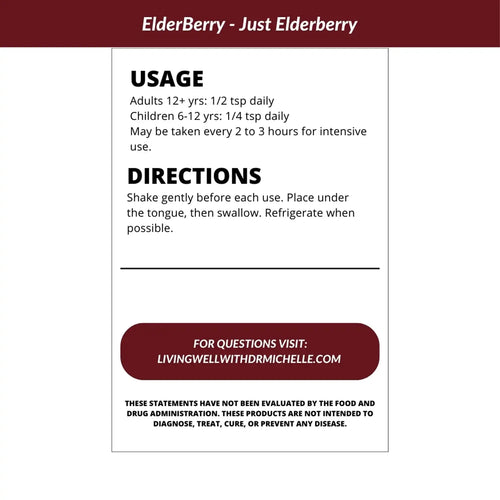 'Just Elderberry' Concentrate