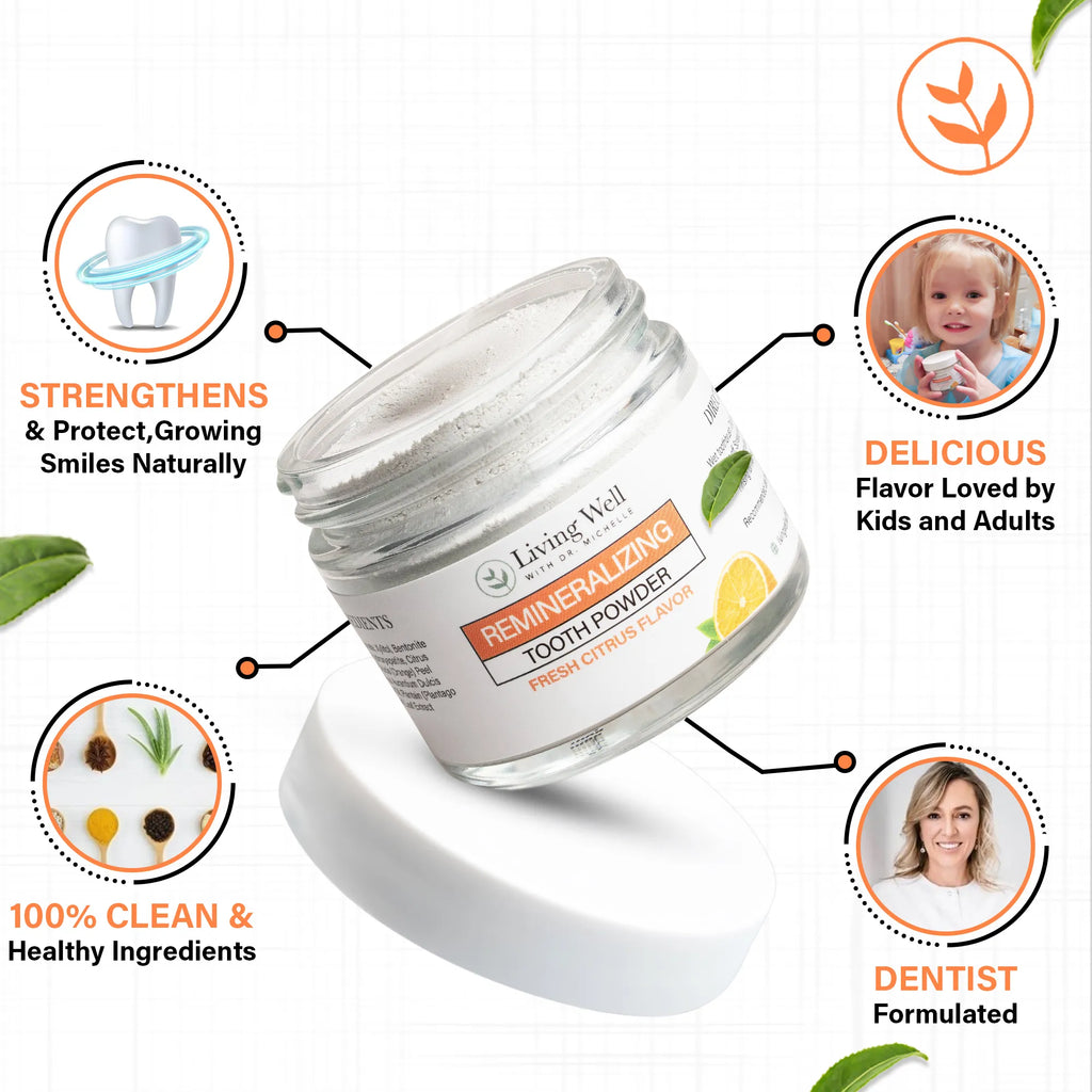 Kids Tooth Powder (Fresh Citrus)