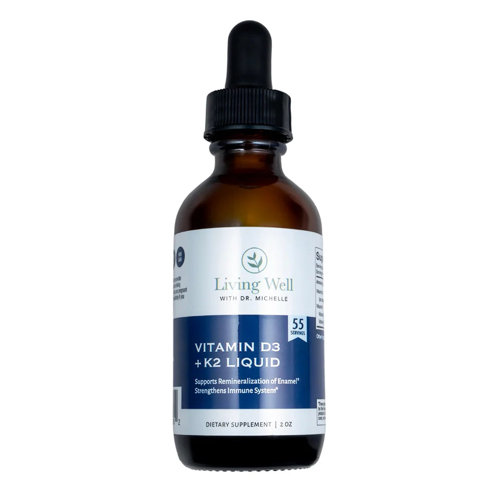 Liquid Vita D plus Vita K by Living Well with Dr. Michelle