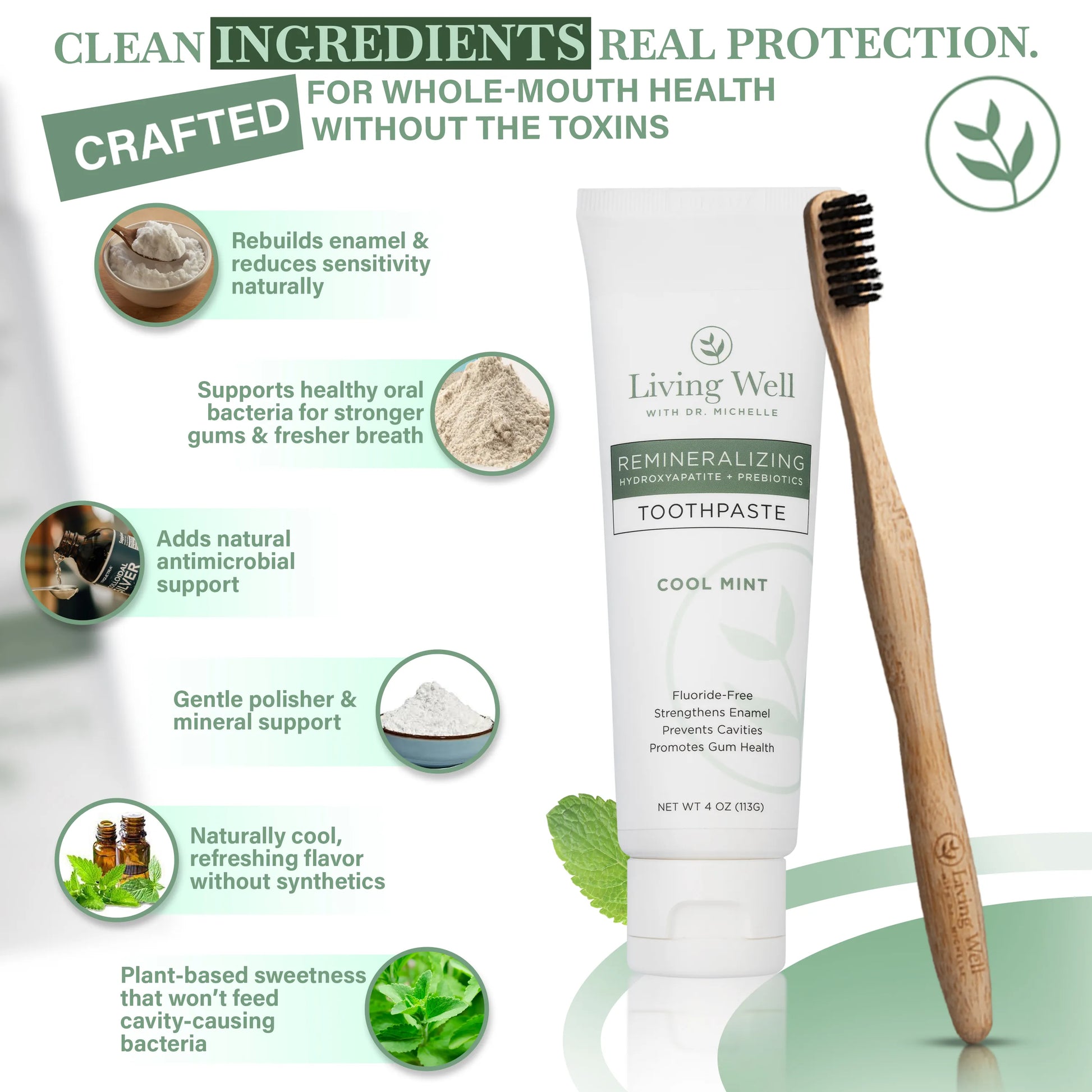 Remineralizing Toothpaste + Mint Mouthwash Bundle