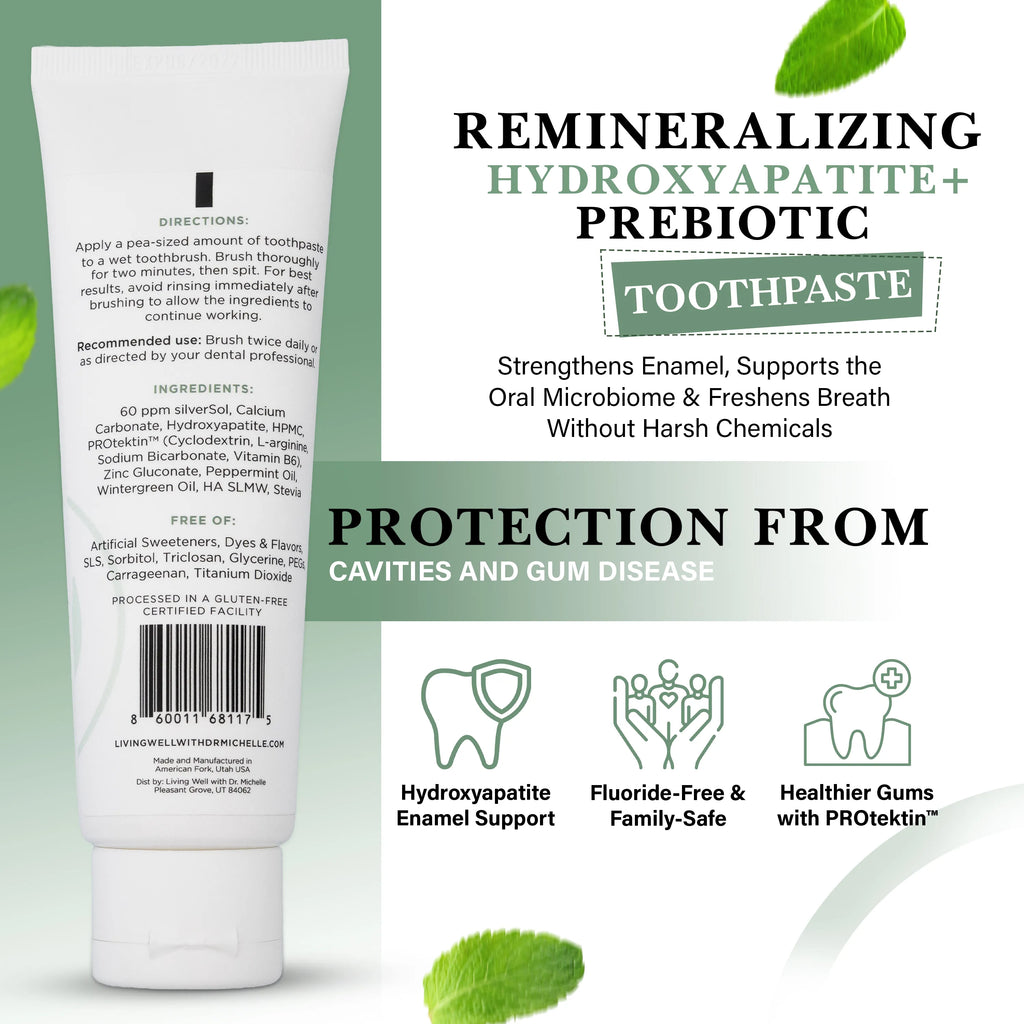 Remineralizing Toothpaste + Mint Mouthwash Bundle