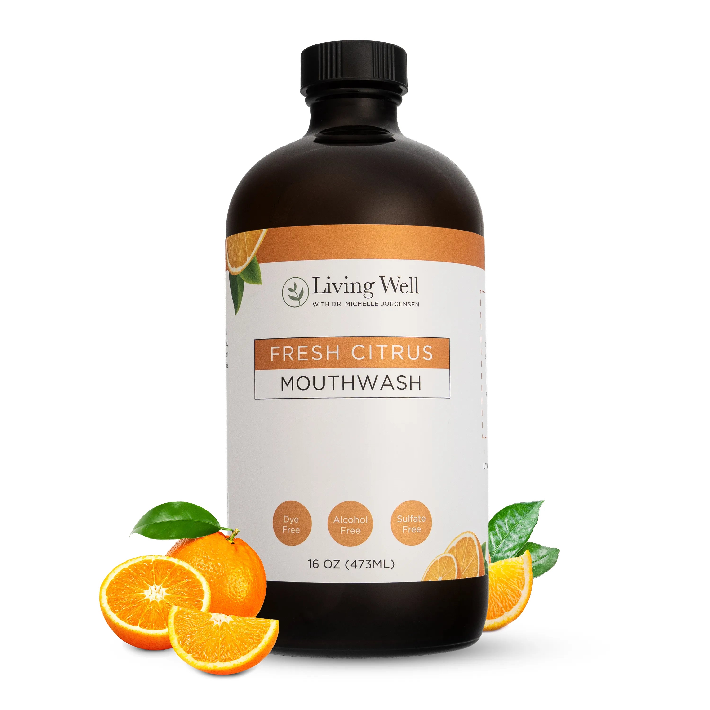 し*ん様 AurelieMoisturizingOilCleansingWash Alcohol Free Fluoride-Free Mouthwash | Fresh Citrus | Living Well