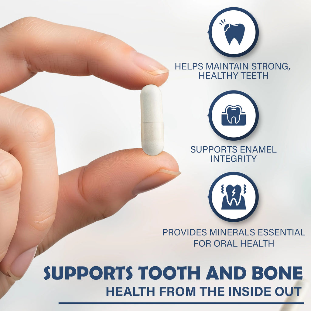 Tooth Remineralization Supplements (Vita D + K, Tooth & Bone Formula)