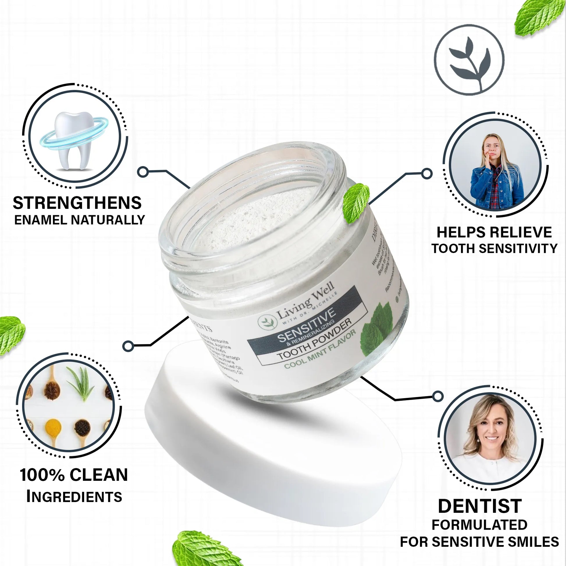 Sensitive Remineralizing Tooth Powder
