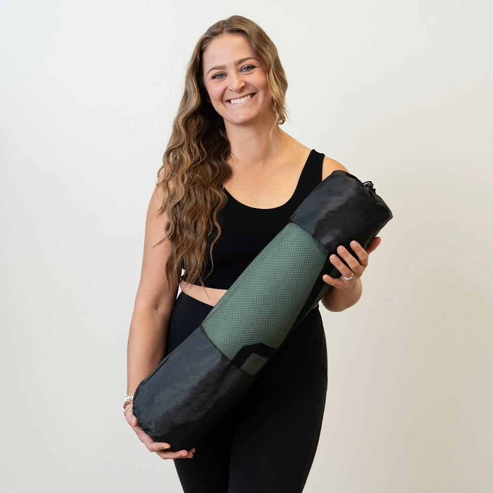Living Well Premium Yoga Mat with Carrying Strap & Bag