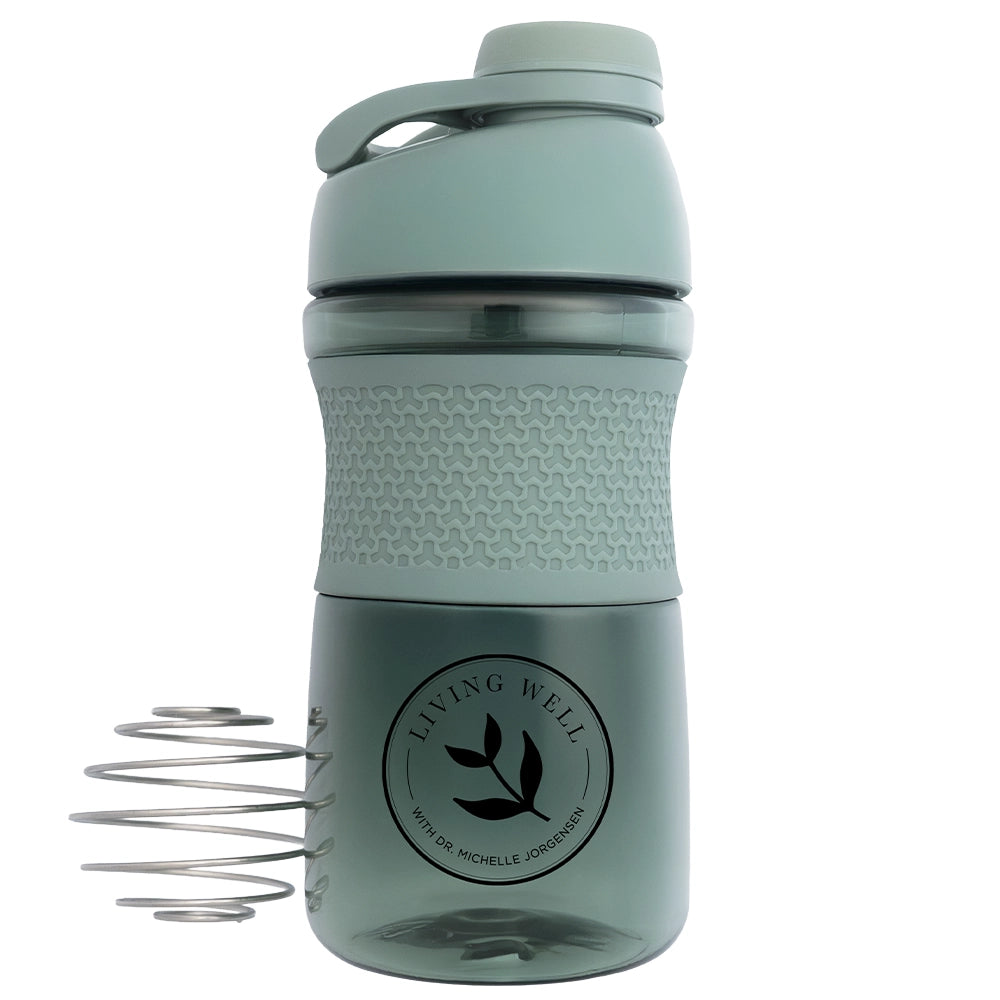 Living Well Shaker Bottle – 16.9oz