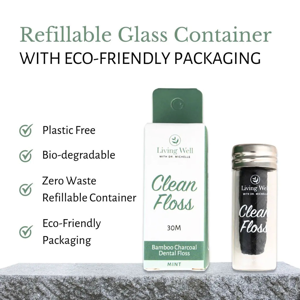 All Natural Bamboo Charcoal Dental Floss