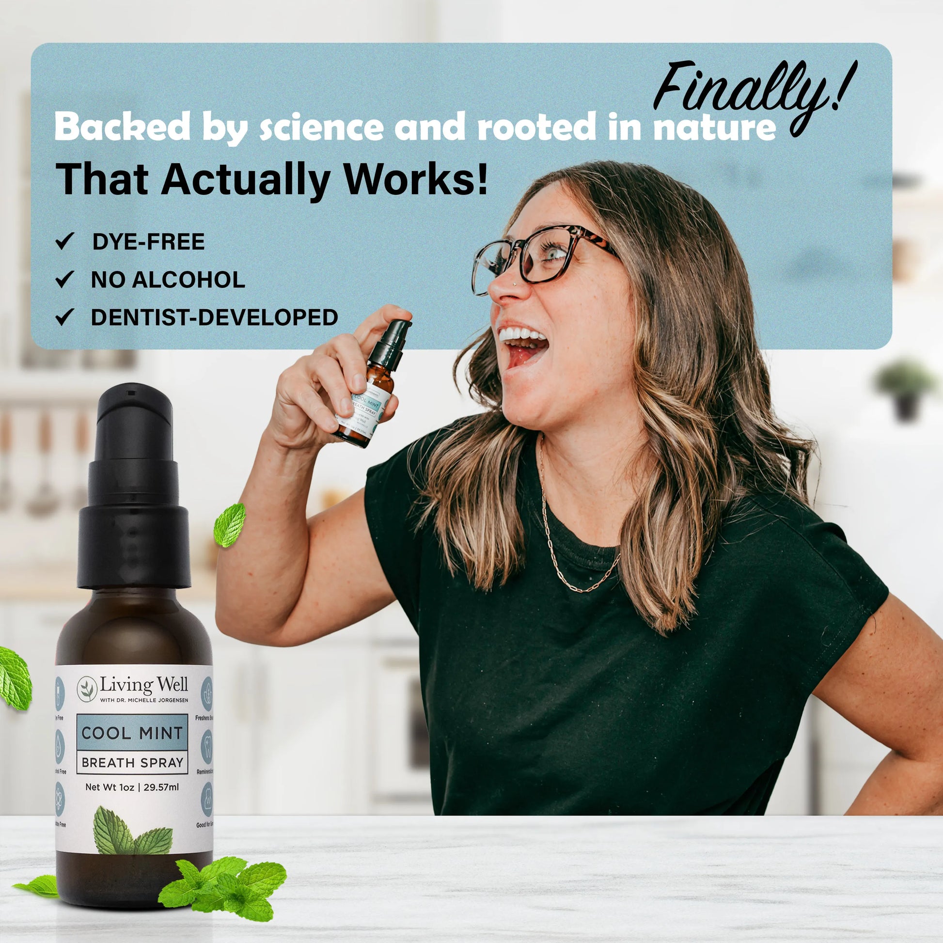 Remineralizing Mint Spray – On-the-Go Enamel Support & Fresh Breath