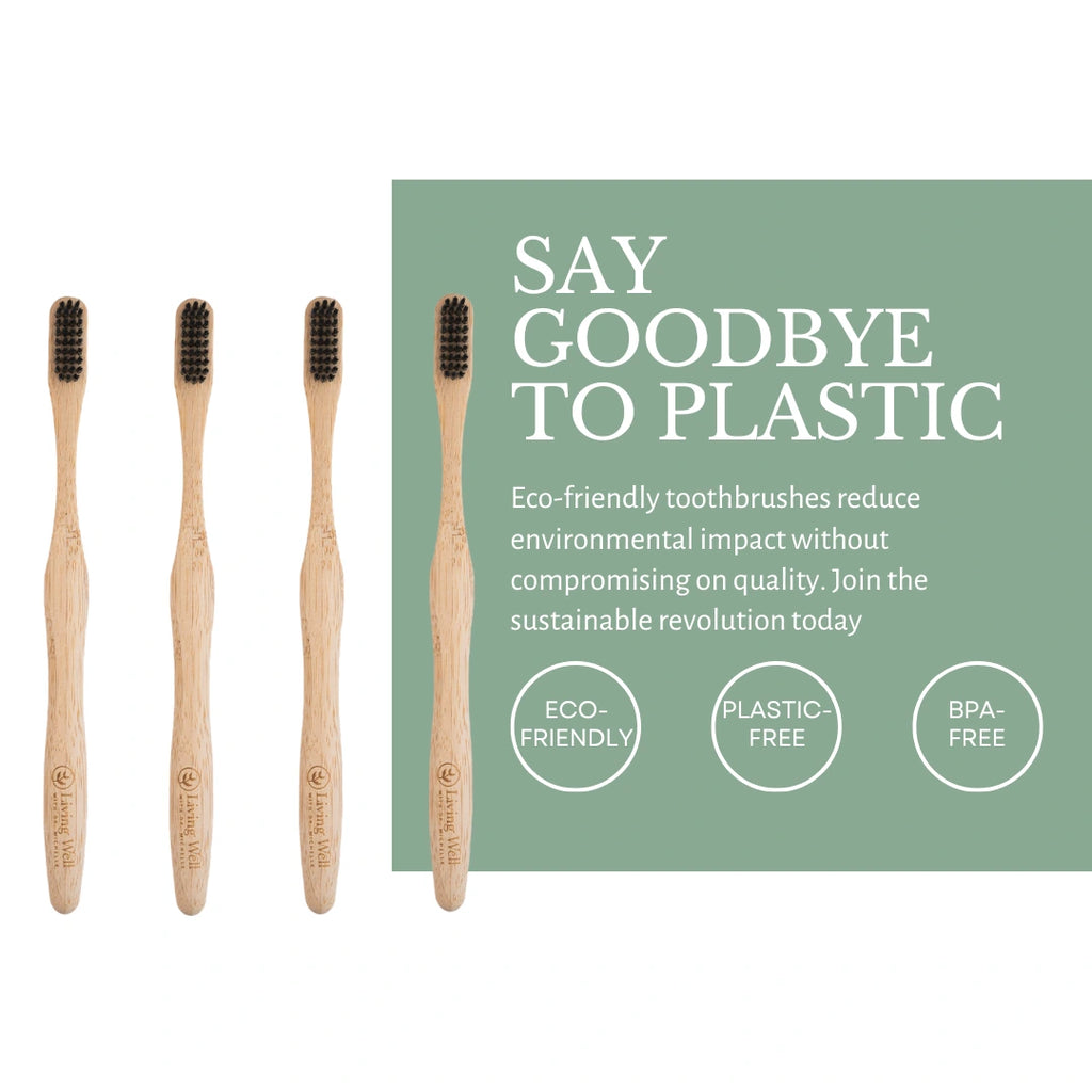 Bamboo Toothbrush (4 Pack)
