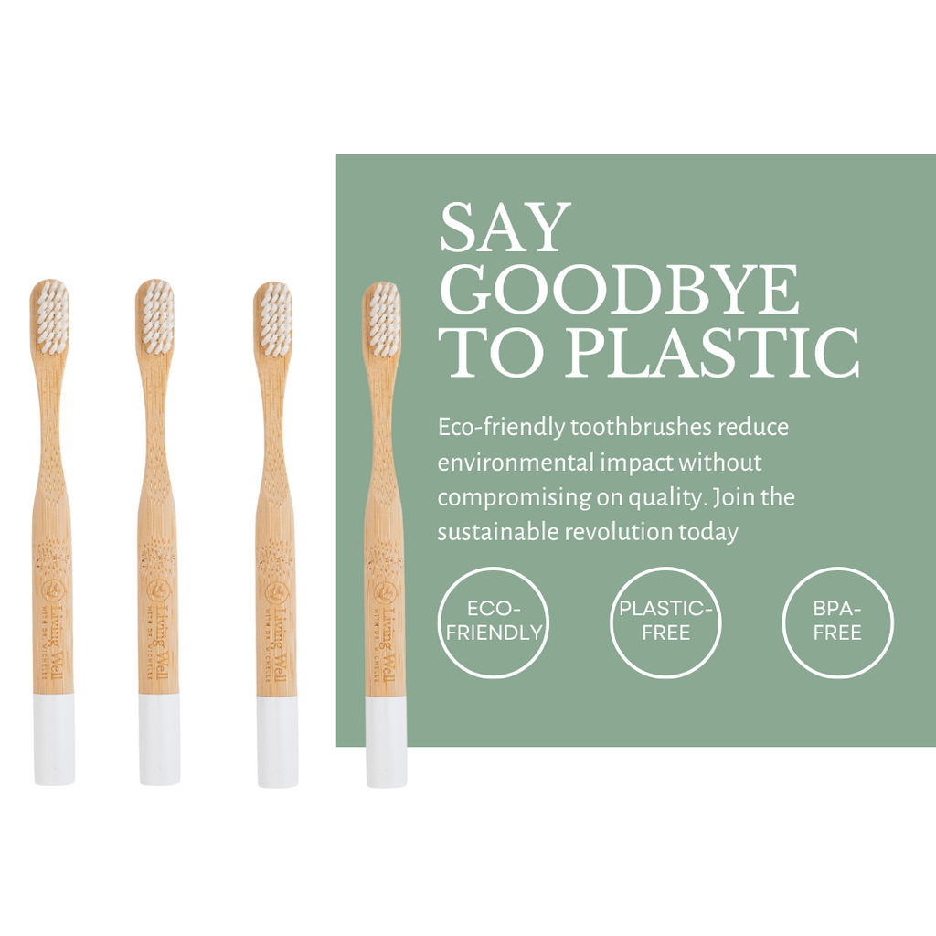 Kids Bamboo Toothbrush (4 Pack)