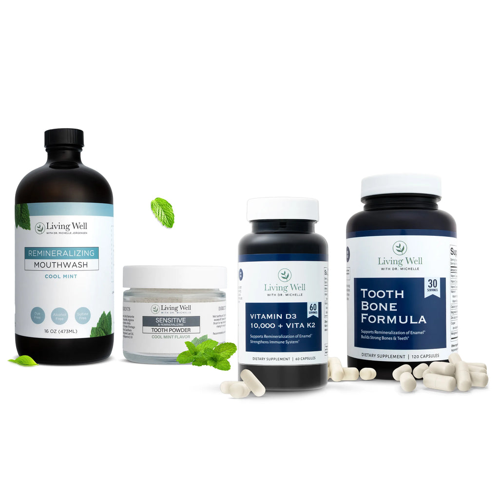 Complete Sensitive and Remineralization Bundle by Living Well with Dr. Michelle