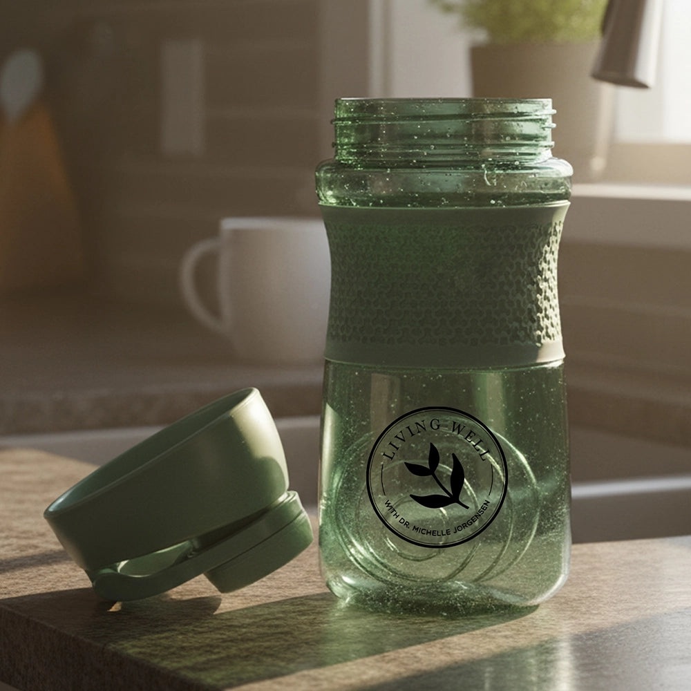 Living Well Shaker Bottle – 16.9oz