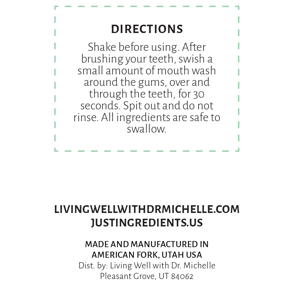 Remineralizing + Gum Health Mouthwash - Soothing Mint +-