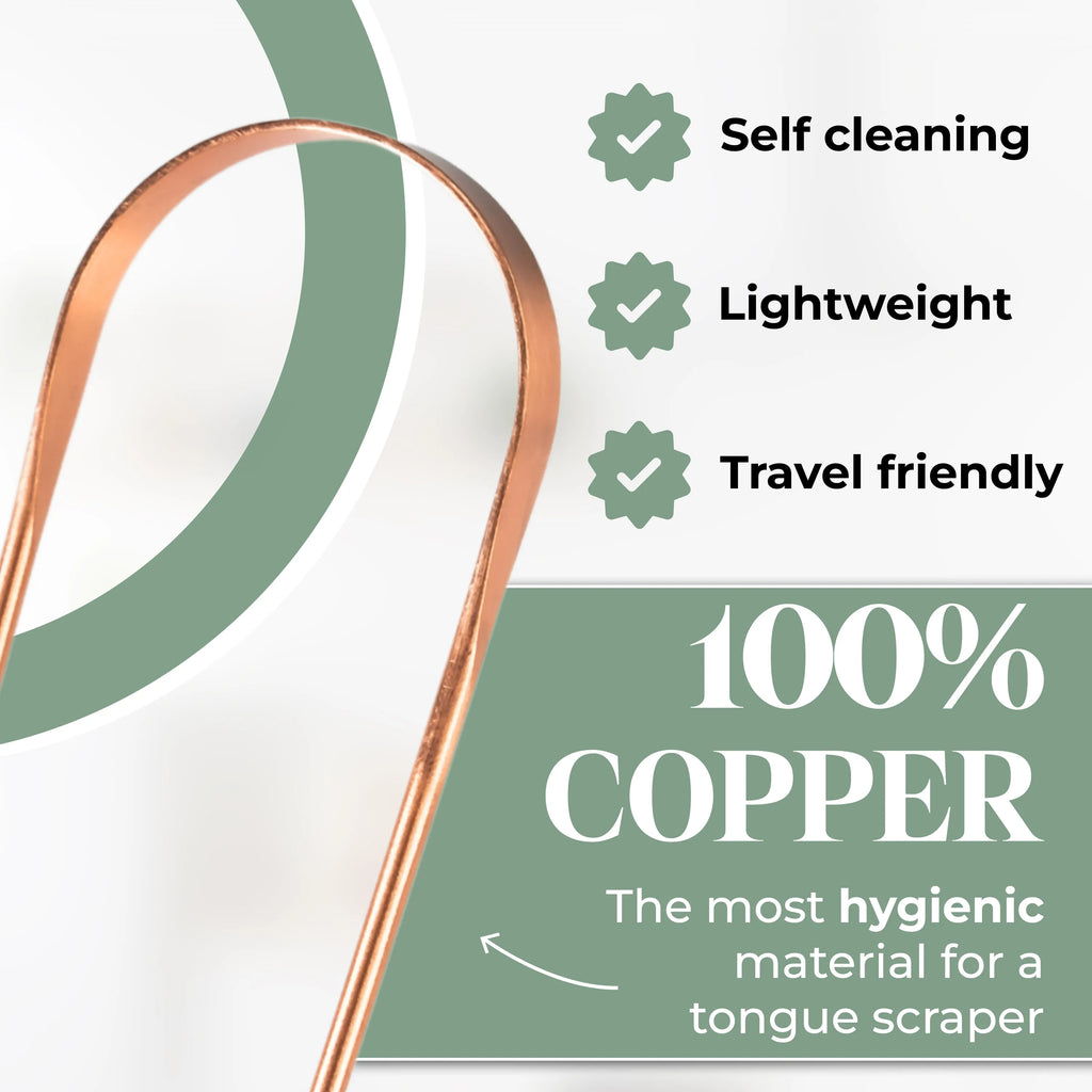 Copper Tongue Scraper