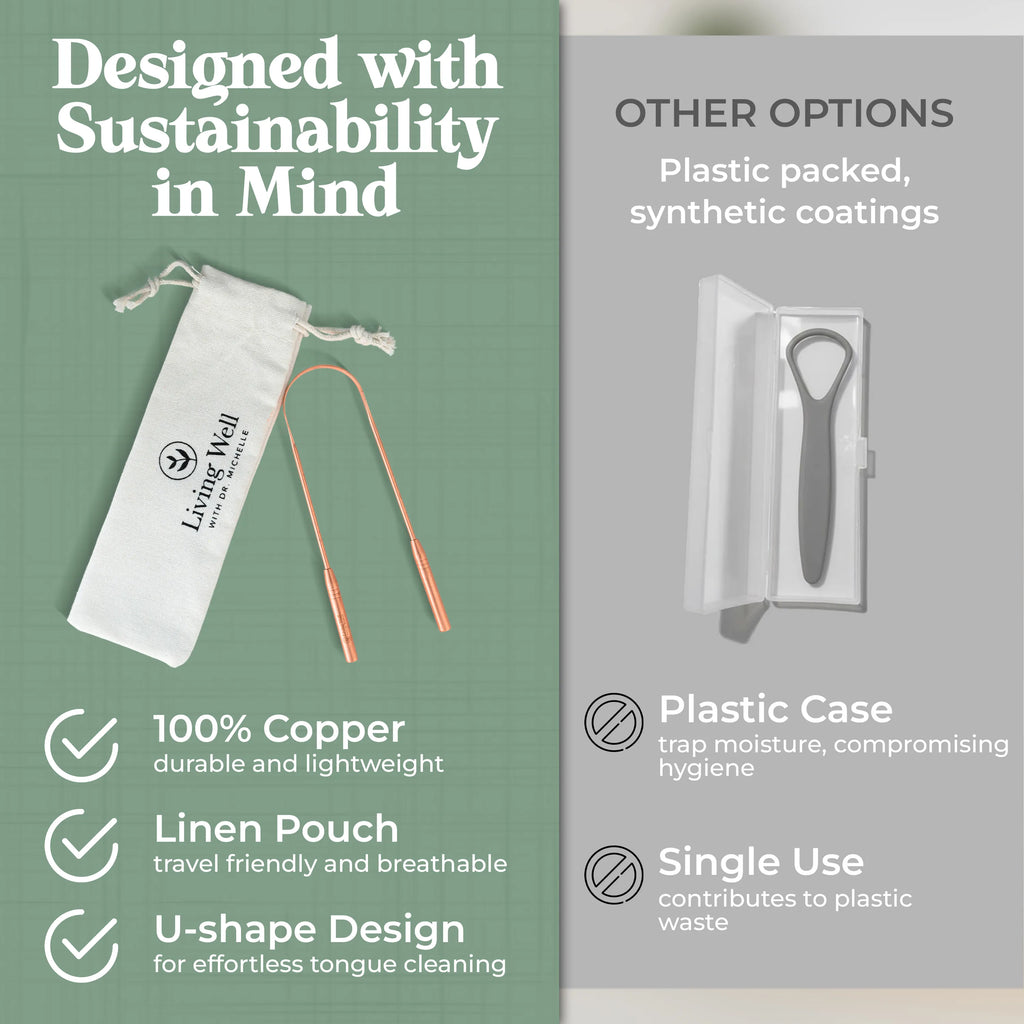 Copper Tongue Scraper