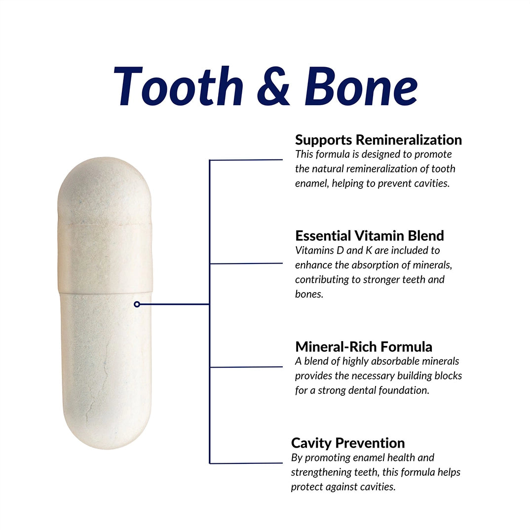 Whitening Remineralization Kit (Whitening Remineralizing Tooth Powder, Vita D + K, Tooth & Bone Formula)